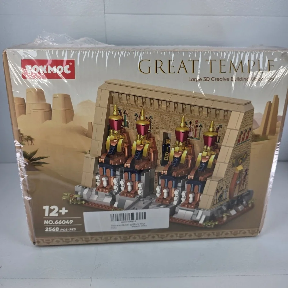 TOKMOC Great Temple 66049 Ancient Egypt 3D Building Block Set 2568‎ PCS New